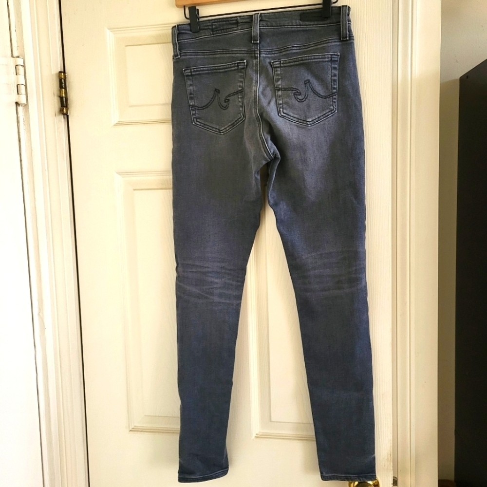 Ag Adriano Goldschmied Gray Skinny Jeans with Stretch - Picture 11 of 12
